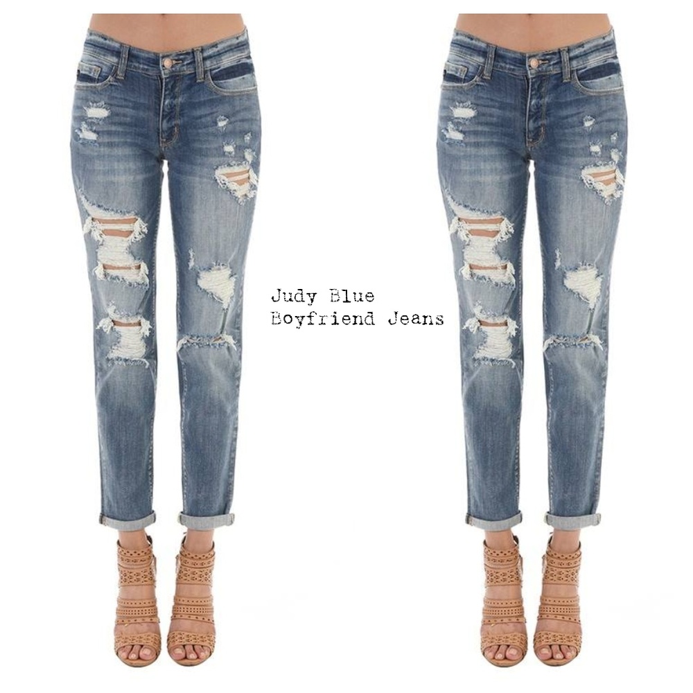 Judy Blue Boyfriend Jeans